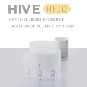 HiveRFID Customize UHF RFID Tag Label inlay 42×11mm for Jewellery