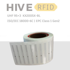 HiveRFID custom UHF RFID illuminated Tag Label 100×10 for library and archive management