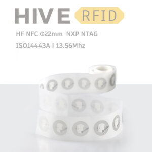 HiveRFID custom HF RFID Φ22mm NXP NTAG NFC tag Label