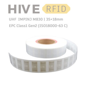 HiveRFID UHF RFID Label tag IMPINJ M830 35×18mm